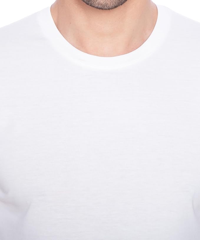 Btag Men's Cotton Round Neck Half Sleeve Solid Basic T-Shirt | Pack of 1