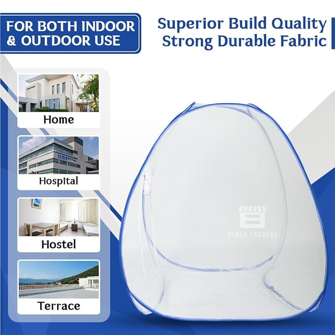 Bimla Traders 100% Polyester Mosquito Net – Premium Insect Protection, Strong, Portable & Durable