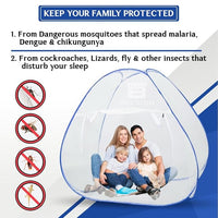 Bimla Traders 100% Polyester Mosquito Net – Premium Insect Protection, Strong, Portable & Durable