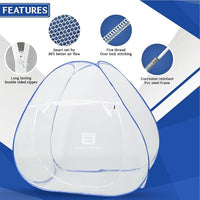 Bimla Traders 100% Polyester Mosquito Net – Premium Insect Protection, Strong, Portable & Durable