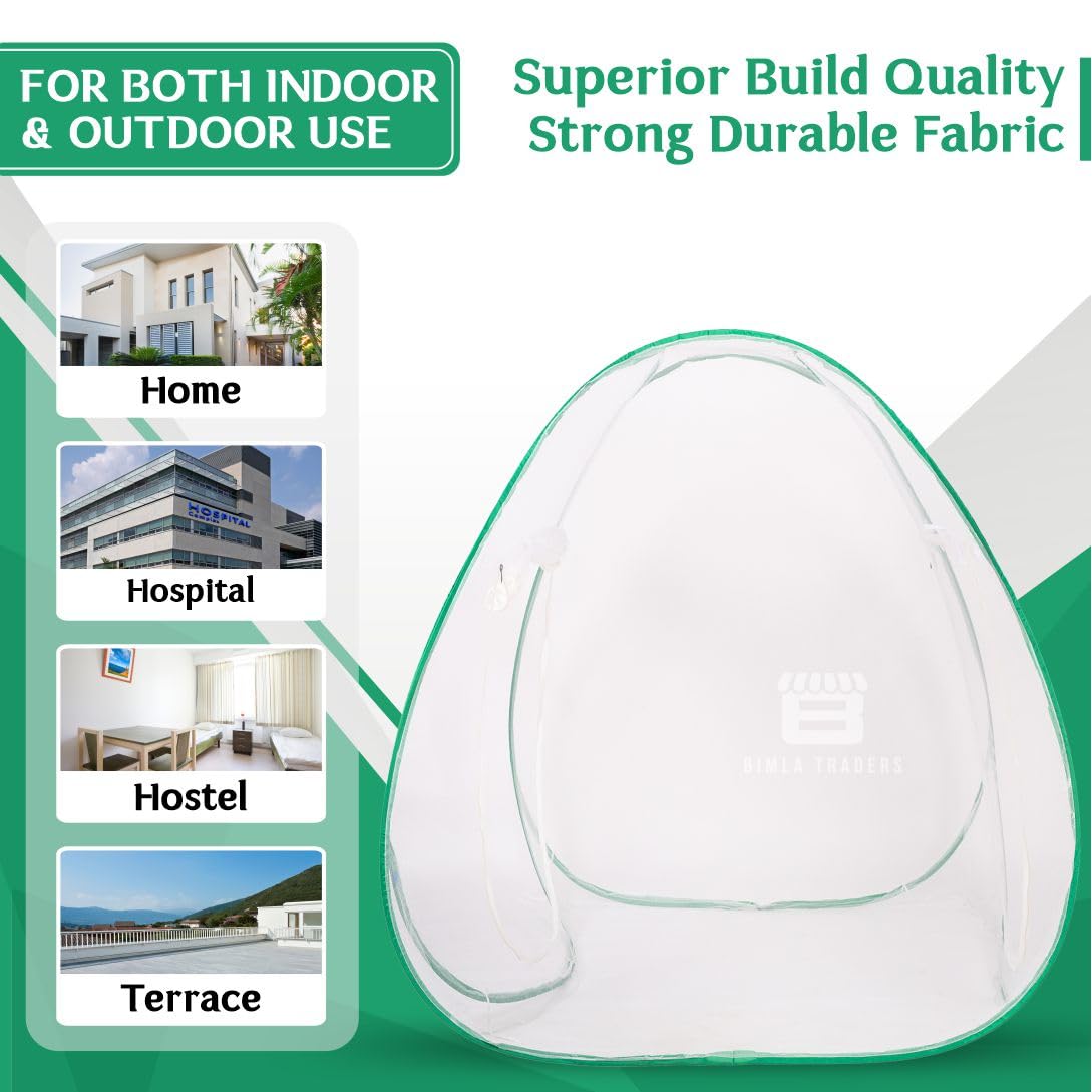 Bimla Traders 100% Polyester Mosquito Net – Premium Insect Protection, Strong, Portable & Durable