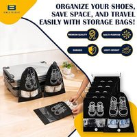 Btag Shoes Bag for Travel & Storage organizer for Men & Women | Travel Accessories | Shoe Organizer | Shoe Cover for Travel Essentials