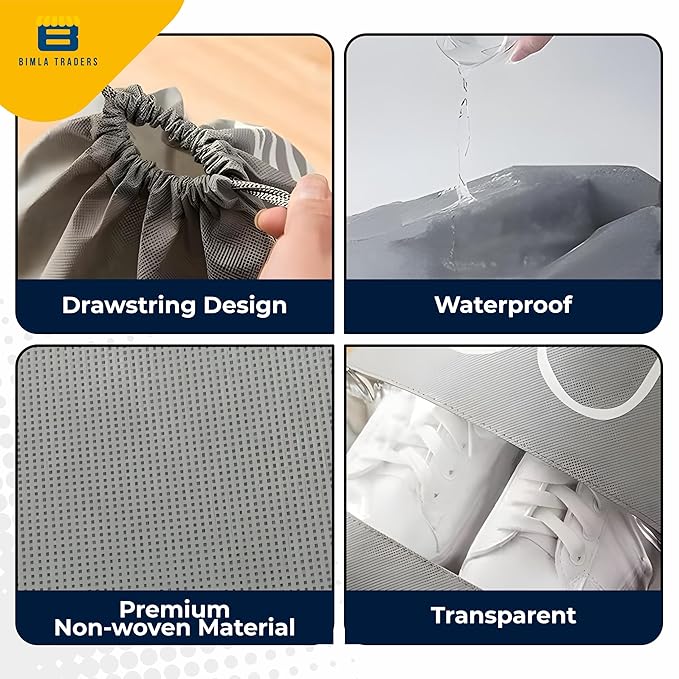 Btag Shoes Bag for Travel & Storage organizer for Men & Women | Travel Accessories | Shoe Organizer | Shoe Cover for Travel Essentials