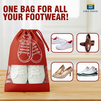 Bimla Traders Shoes Bag for Travel & Storage organizer for Men & Women | Travel Accessories | Shoe Organizer | Shoe Cover for Travel Essentials
