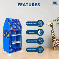 Bimla Traders Baby Almirah Kids Storage Organizer for Clothes,Books,Shoes,Toys Wardrobe for Multipurpose Collapsible