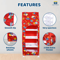 Bimla Traders Baby Almirah Kids Storage Organizer for Clothes,Books,Shoes,Toys Wardrobe for Multipurpose Collapsible