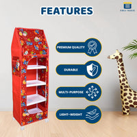 Bimla Traders Baby Almirah Kids Storage Organizer for Clothes,Books,Shoes,Toys Wardrobe for Multipurpose Collapsible