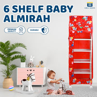 Bimla Traders Baby Almirah Kids Storage Organizer for Clothes,Books,Shoes,Toys Wardrobe for Multipurpose Collapsible