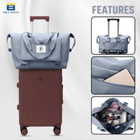 BTfash Waterproof Foldable Travel Bag for Women | 41 Liters Capacity | Shoulder Bags | Hand Bag for Ladies Personal Items Expandable Travel Bag, Carry Weekender Luggage for Travelling