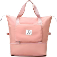 Bimla Traders Waterproof Foldable Travel Bag for Women | 41 Liters Capacity | Shoulder Bags | Hand Bag for Ladies Personal Items Expandable Travel Bag, Carry Weekender Luggage for Travelling
