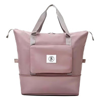 Bimla Traders Waterproof Foldable Travel Bag for Women | 41 Liters Capacity | Shoulder Bags | Hand Bag for Ladies Personal Items Expandable Travel Bag, Carry Weekender Luggage for Travelling