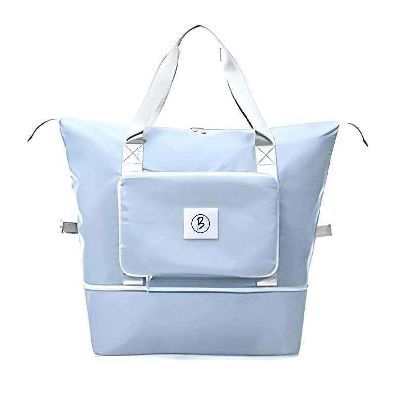 Bimla Traders Waterproof Foldable Travel Bag for Women | 41 Liters Capacity | Shoulder Bags | Hand Bag for Ladies Personal Items Expandable Travel Bag, Carry Weekender Luggage for Travelling