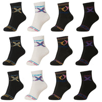 CRAE Sports Ankle Socks for Unisex – Breathable, Sweat-Absorbent, Cushioned Athletic Socks for Running, Gym, Cycling.