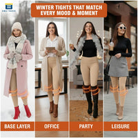 Bimla Traders Women Winter Fur Leggings | Mild Winter Thermal Leggings for 10-18°C | Soft Fleece-Lined Stretch Winter Wear Bottoms