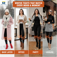 Bimla Traders Women Winter Fur Leggings | Mild Winter Thermal Leggings for 10-18°C | Soft Fleece-Lined Stretch Winter Wear Bottoms