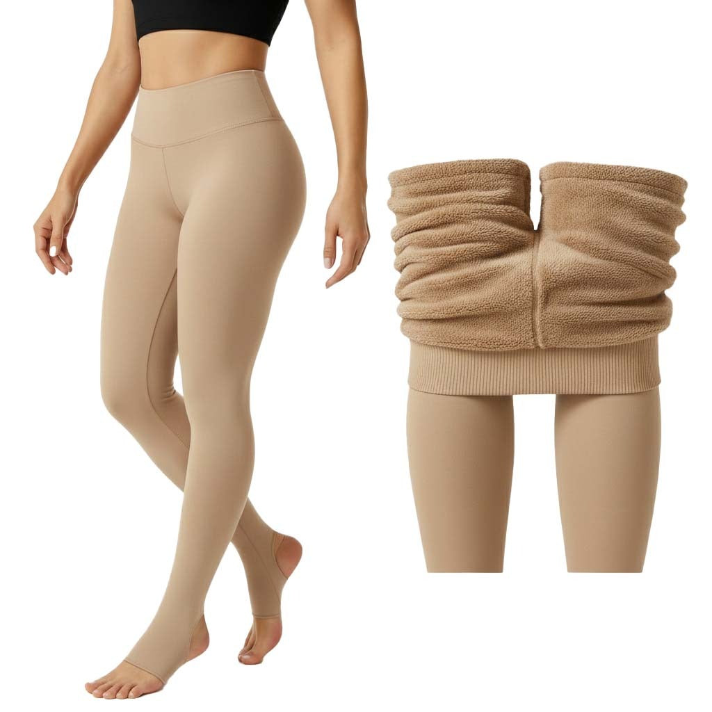 Bimla Traders Women Winter Fur Leggings | Light Winter Thermal Leggings for 18-28°C | Soft Fleece-Lined Stretch Winter Wear Bottoms