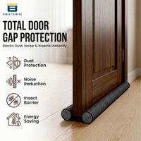 Bimla Traders PVC Door Draft Stopper for Home | Under Door Noise Dust Guard | Cold/Heat Insulation Strip | Gap Sealer for Doors & Windows | Easy Installation.
