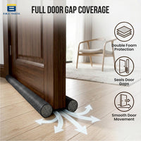 Bimla Traders PVC Door Draft Stopper for Home | Under Door Noise Dust Guard | Cold/Heat Insulation Strip | Gap Sealer for Doors & Windows | Easy Installation.