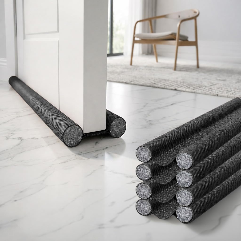 Bimla Traders PVC Door Draft Stopper for Home | Under Door Noise Dust Guard | Cold/Heat Insulation Strip | Gap Sealer for Doors & Windows | Easy Installation.
