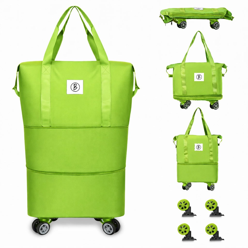Bimla Traders Travel Duffle Bag with Wheels | Expandable & Waterproof Traveling Bag for Unisex (Pack of 1)