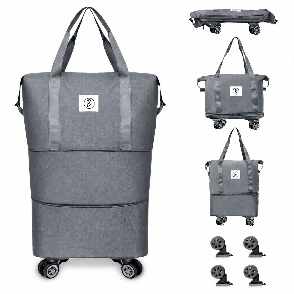 Bimla Traders Travel Duffle Bag with Wheels | Expandable & Waterproof Traveling Bag for Unisex (Pack of 1)
