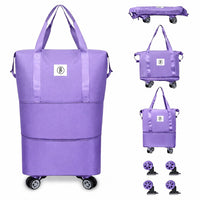 Bimla Traders Travel Duffle Bag with Wheels | Expandable & Waterproof Traveling Bag for Unisex (Pack of 1)