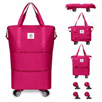 Bimla Traders Travel Duffle Bag with Wheels | Expandable & Waterproof Traveling Bag for Unisex (Pack of 1)