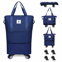 Bimla Traders Travel Duffle Bag with Wheels | Expandable & Waterproof Traveling Bag for Unisex (Pack of 1)