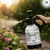 Bimla Traders 2L Manual Pressure Spray Pump with Long Nozzle, Adjustable Sprayer for Gardening, Plant Watering & Home Cleaning.