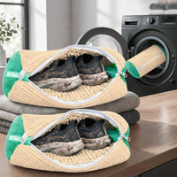 Bimla Traders Reusable Shoe Laundry Bag for Washing Machine & Dryer | Plush Zippered Washing Pouch for Sneakers, Baby Items & Delicates