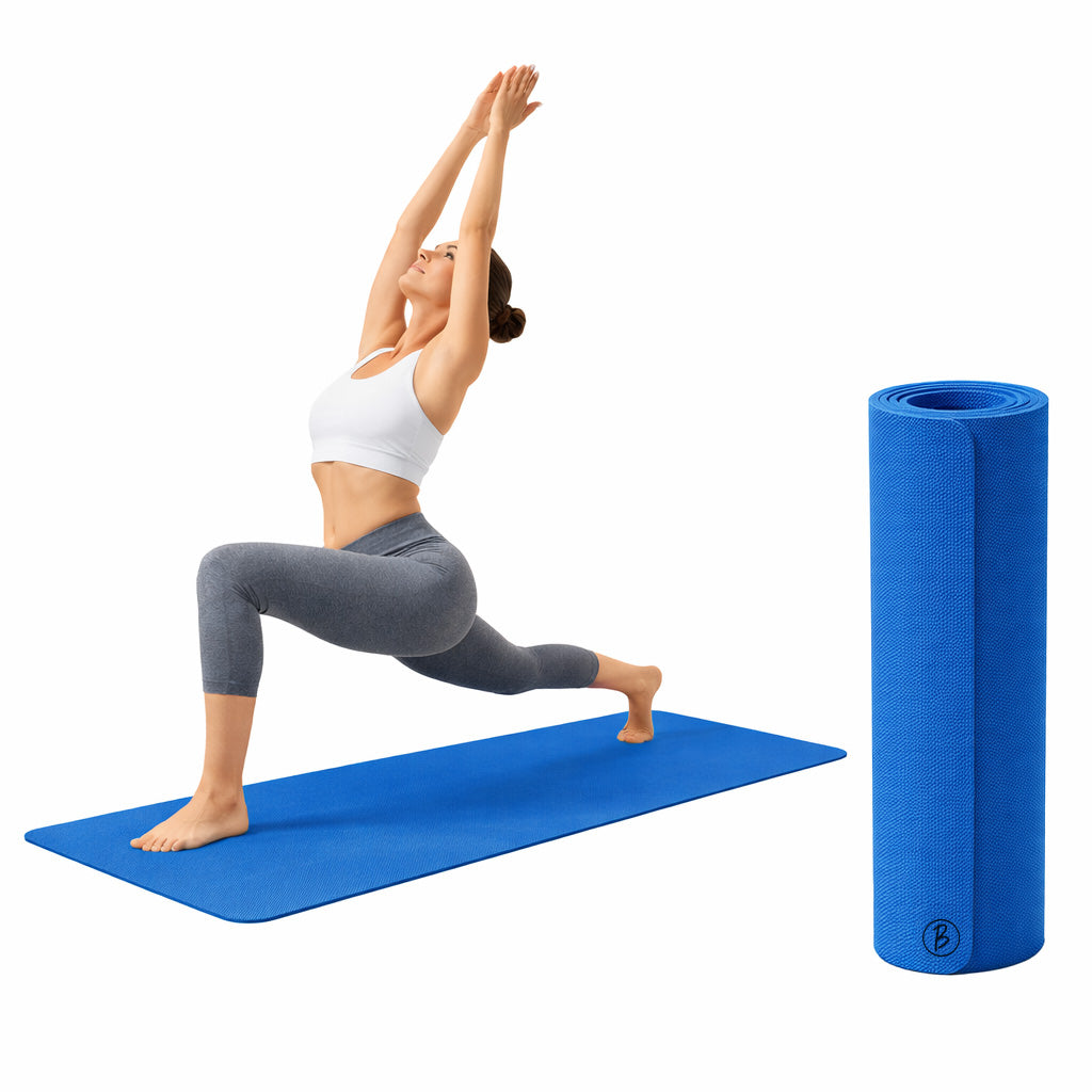 Bimla Traders Premium EVA Yoga Mat for Women & Men | Anti-Slip Exercise & Gym Mat for Home Workouts | Lightweight & Durable