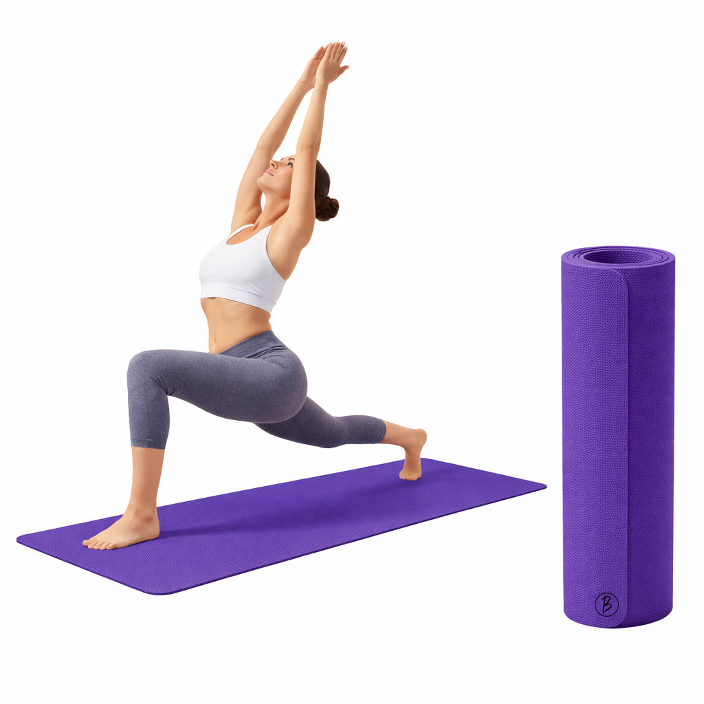 Bimla Traders Premium EVA Yoga Mat for Women & Men | Anti-Slip Exercise & Gym Mat for Home Workouts | Lightweight & Durable