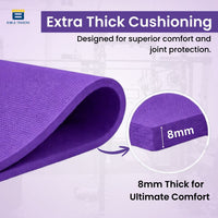 Bimla Traders Premium EVA Yoga Mat for Women & Men | Anti-Slip Exercise & Gym Mat for Home Workouts | Lightweight & Durable
