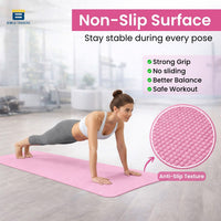 Bimla Traders Premium PVC Yoga Mat for Women & Men | Anti-Slip Exercise & Gym Mat for Home Workouts | Lightweight & Durable