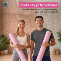 Bimla Traders Premium PVC Yoga Mat for Women & Men | Anti-Slip Exercise & Gym Mat for Home Workouts | Lightweight & Durable
