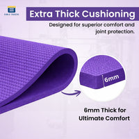 Bimla Traders Premium PVC Yoga Mat for Women & Men | Anti-Slip Exercise & Gym Mat for Home Workouts | Lightweight & Durable