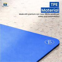 Bimla Traders Premium TPE Yoga Mat for Women & Men | Anti-Slip Exercise & Gym Mat for Home Workouts | Lightweight & Durable