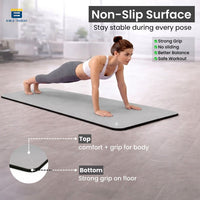 Bimla Traders Premium TPE Yoga Mat for Women & Men | Anti-Slip Exercise & Gym Mat for Home Workouts | Lightweight & Durable