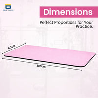 Bimla Traders Premium TPE Yoga Mat for Women & Men | Anti-Slip Exercise & Gym Mat for Home Workouts | Lightweight & Durable