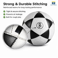 Bimla Traders Football | Rubber Moulded Training & Match Ball | All Age Groups | Outdoor Waterproof | for Ground, Grass & Turf