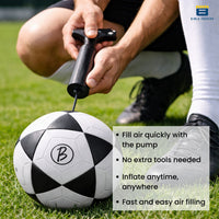 Bimla Traders Football | Rubber Moulded Training & Match Ball | All Age Groups | Outdoor Waterproof | for Ground, Grass & Turf
