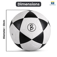Bimla Traders Football | Rubber Moulded Training & Match Ball | All Age Groups | Outdoor Waterproof | for Ground, Grass & Turf