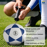 Bimla Traders Football | Rubber Moulded Training & Match Ball | All Age Groups | Outdoor Waterproof | for Ground, Grass & Turf