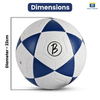 Bimla Traders Football | Rubber Moulded Training & Match Ball | All Age Groups | Outdoor Waterproof | for Ground, Grass & Turf