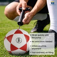 Bimla Traders Football | Rubber Moulded Training & Match Ball | All Age Groups | Outdoor Waterproof | for Ground, Grass & Turf