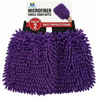Bimla Traders Microfibre Wash Mitt Cleaning Gloves | Heavy-Duty Quality | Super Absorbent | Extra Large.