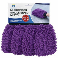 Bimla Traders Microfibre Wash Mitt Cleaning Gloves | Heavy-Duty Quality | Super Absorbent | Extra Large.