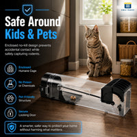 Bimla Traders Advanced Humane Rat & Mouse Trap | 32 cm Large Reusable Cage | No-Kill Catch-and-Release Rodent Trap for Indoor & Outdoor Use