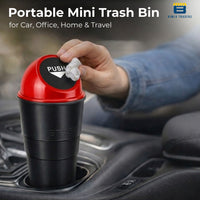 Bimla Traders Portable Mini Trash Bin for Car, Office, Home & Travel | Compact Garbage Organizer for Vehicle, Desk, Table & Kitchen | Car Accessories