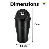 Bimla Traders Portable Mini Trash Bin for Car, Office, Home & Travel | Compact Garbage Organizer for Vehicle, Desk, Table & Kitchen | Car Accessories